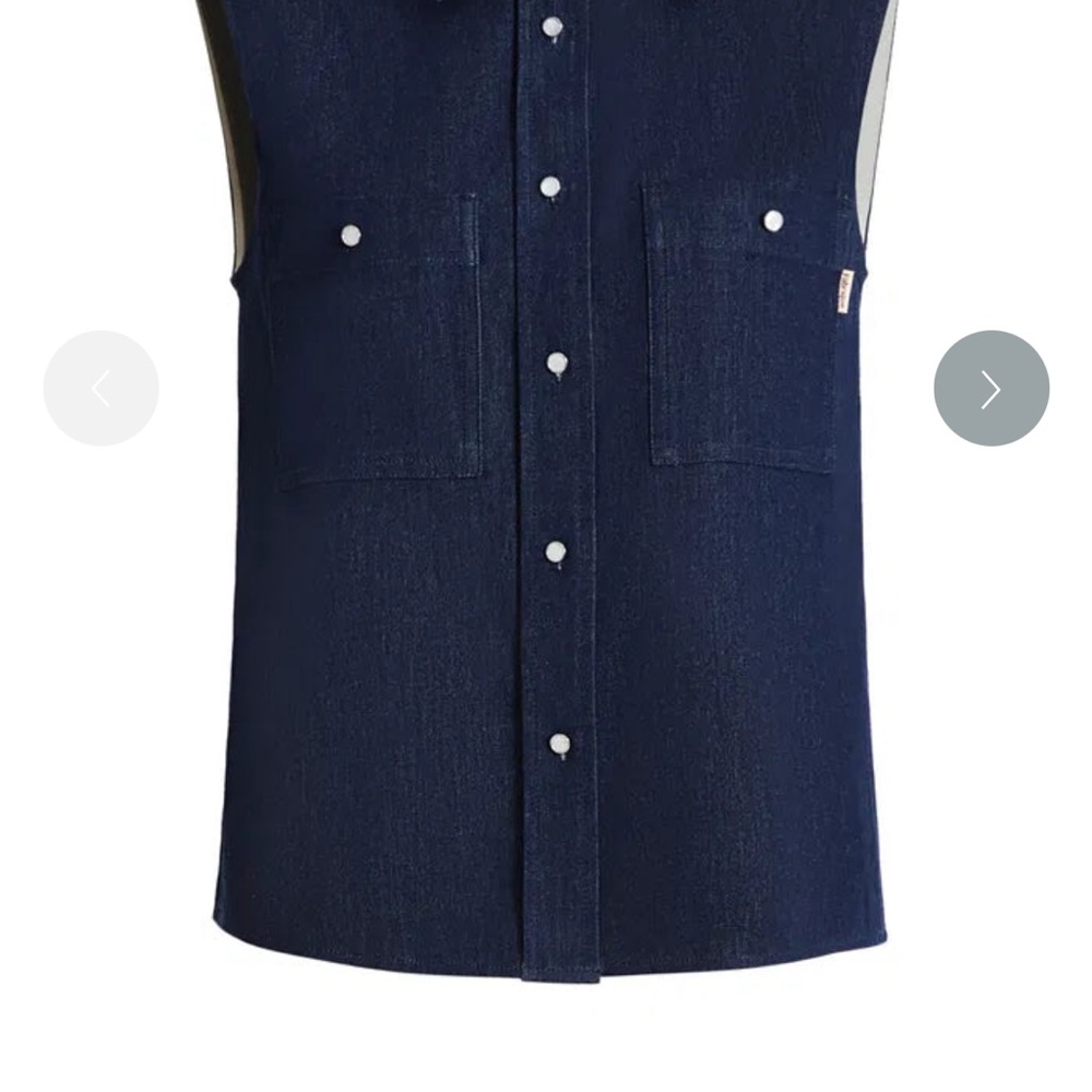 Fabrique Dark Blue Denim Vest